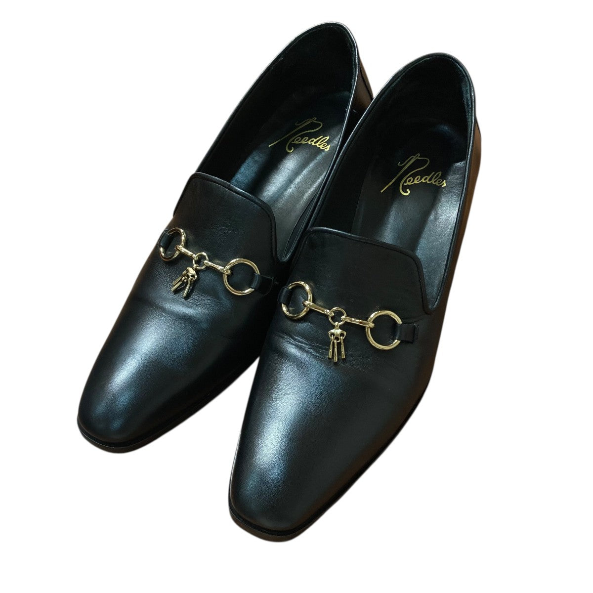 needles オペラシューズ　ローファー　ミュール　40 Needles(ニードルズ) OPERA BIT VAMPローファー ブラック サイズ 41