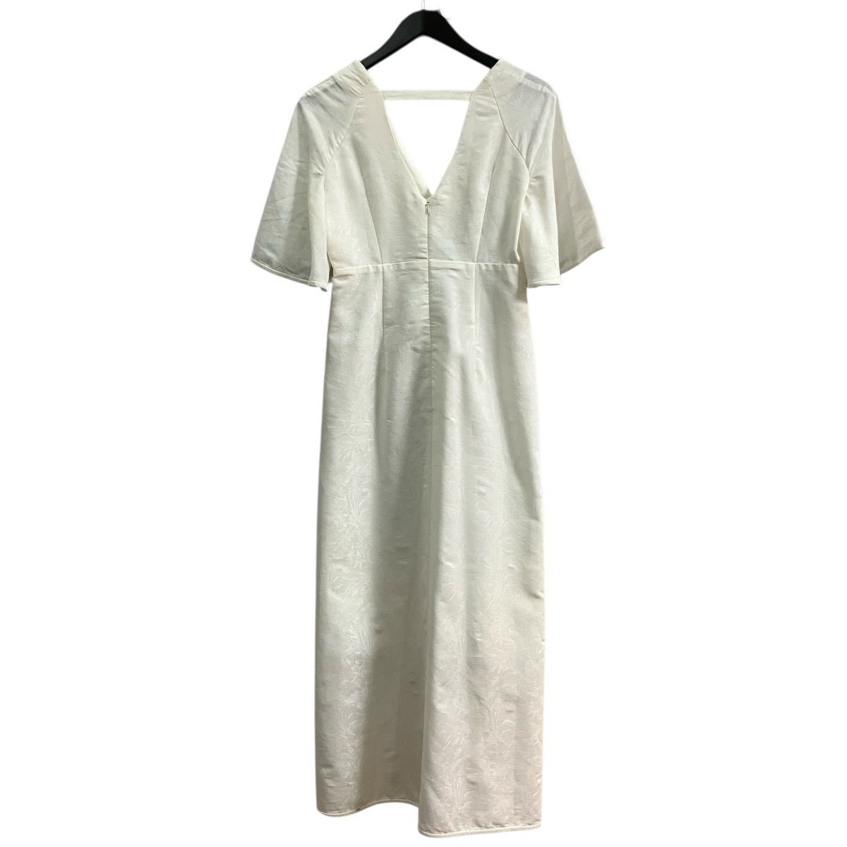 mame kurogouchi 20SSFLORAL JACQUARD V NECK DRESS半袖ワンピースMM20SS DR011 古着・中古-2枚目のアイテム画像