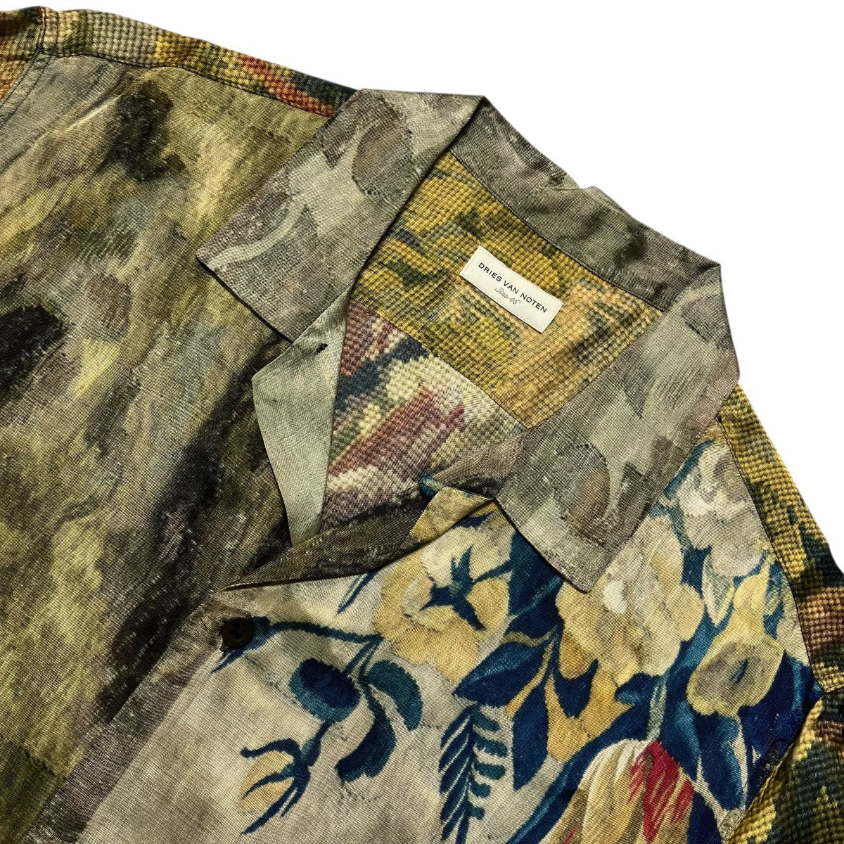 DRIES VAN NOTEN(ドリスヴァンノッテン) 総柄開襟シャツ73057105019