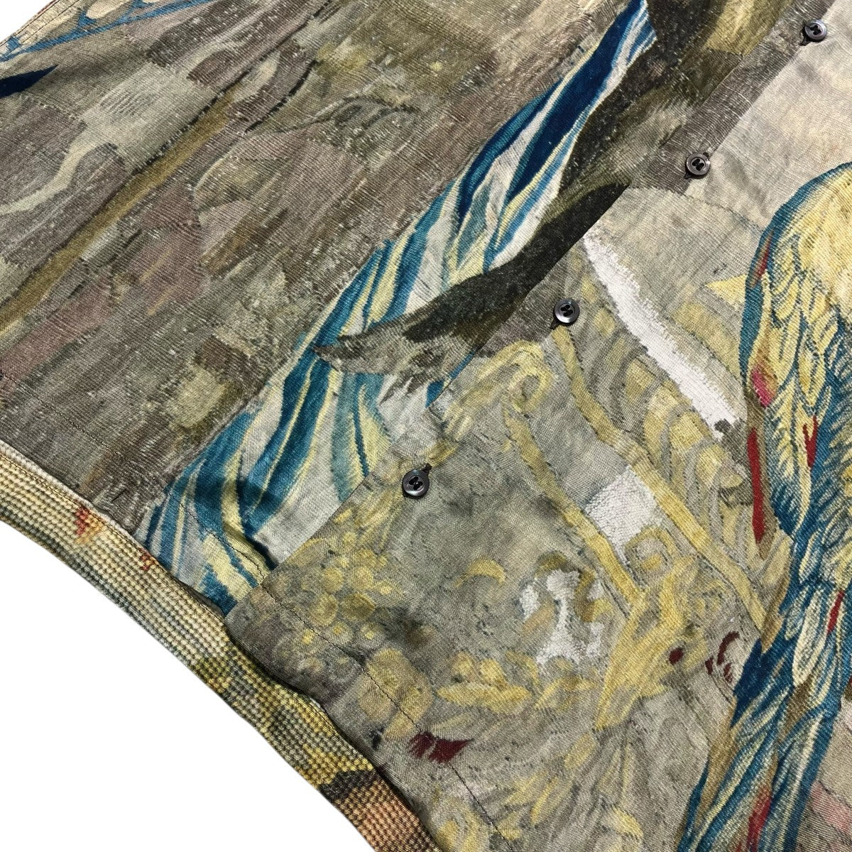 DRIES VAN NOTEN 総柄開襟シャツ73057105019 古着・中古-5枚目のアイテム画像