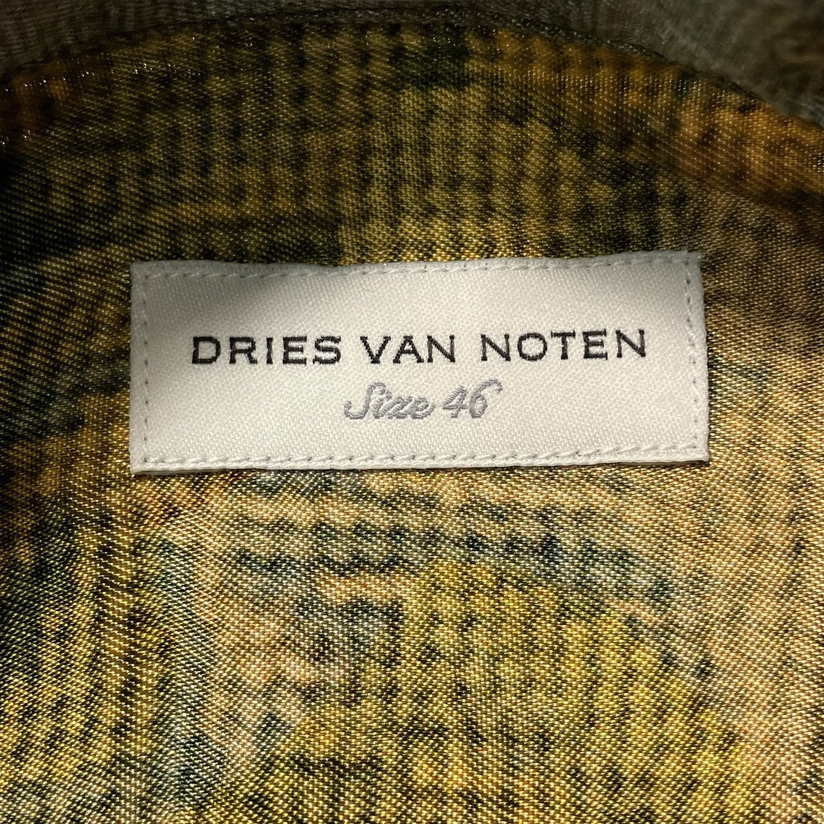 DRIES VAN NOTEN(ドリスヴァンノッテン) 総柄開襟シャツ73057105019