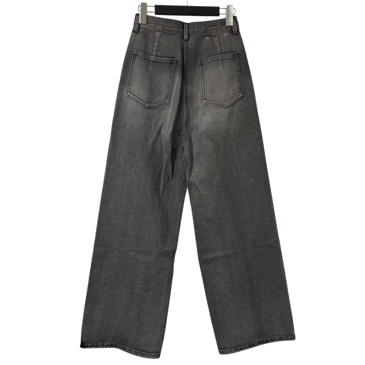【美品】FRAYI.D フレイアイディー　セミワイドストレートデニムパンツ 美品】FRAYI.D フレイアイディー セミワイドストレートデニムパンツ