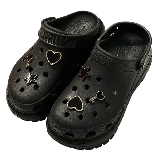 crocs(クロックス) MEGA CRUSH CROG厚底サンダル ブラック サイズ W8