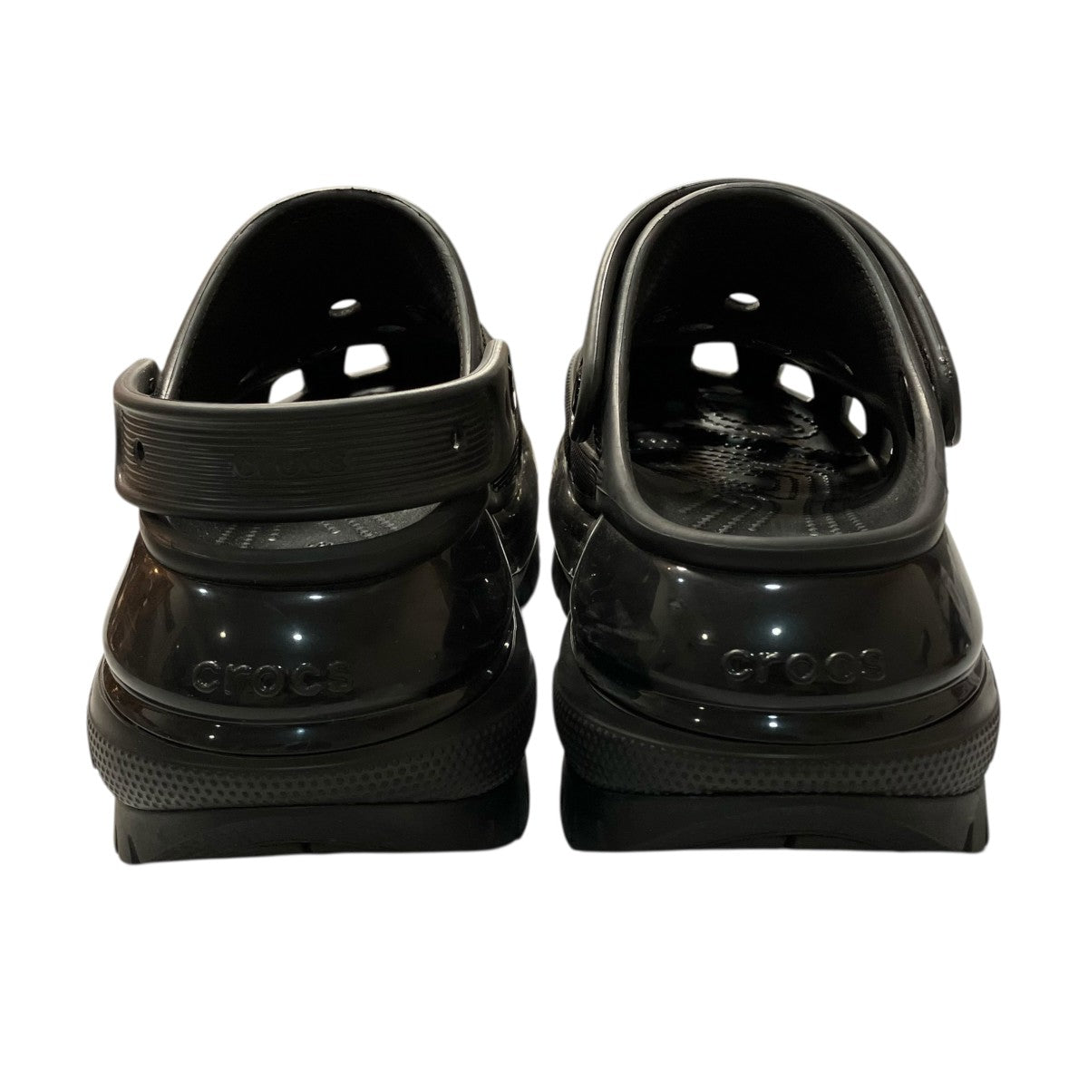 crocs(クロックス) MEGA CRUSH CROG厚底サンダル ブラック サイズ W8
