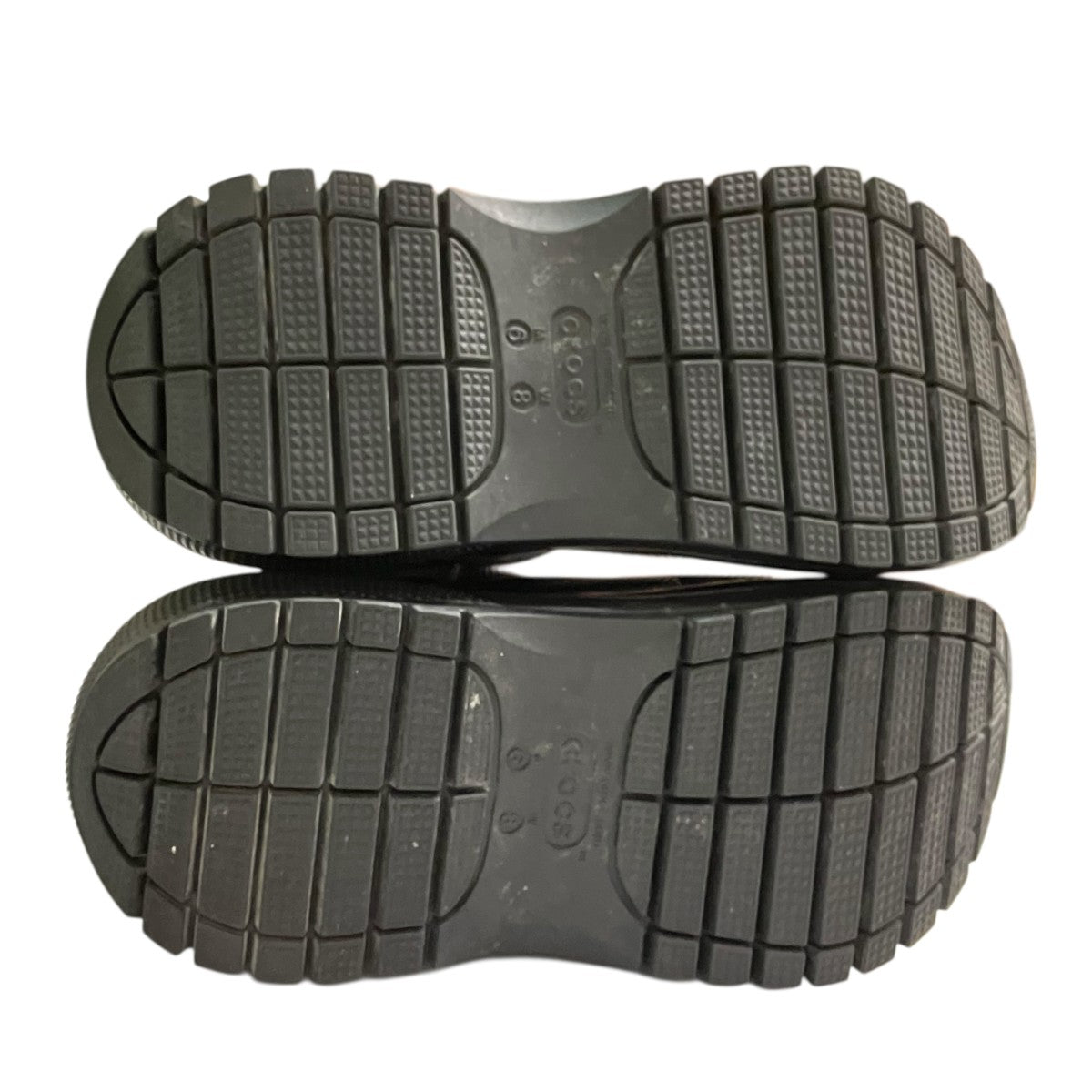 crocs(クロックス) MEGA CRUSH CROG厚底サンダル ブラック サイズ W8