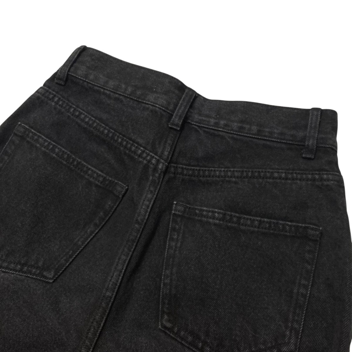 JOSE MOON(ジョゼムーン) WIDE DENIM PANTS with PEARLパールワイド