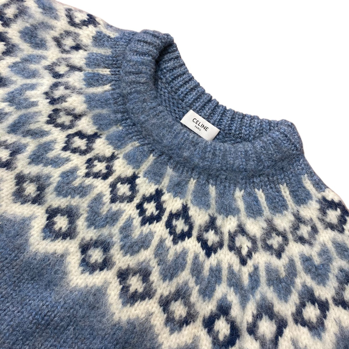 CELINE(セリーヌ) ノルディックセーター2AD30120O 2AD30120O ブルー