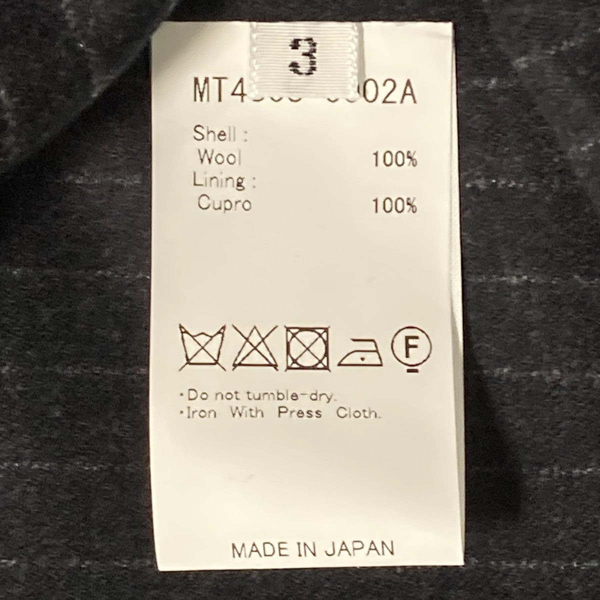 24AWテーラードジャケットMT4303-0002A