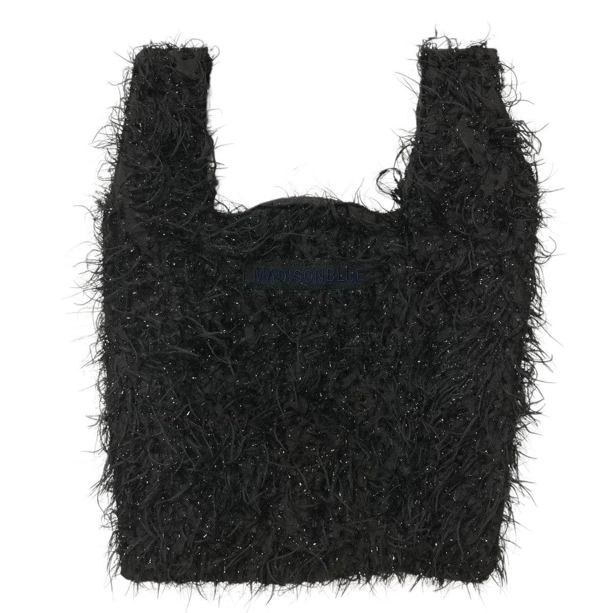SHOP BAG M EYELASHフェザーハンドバッグ