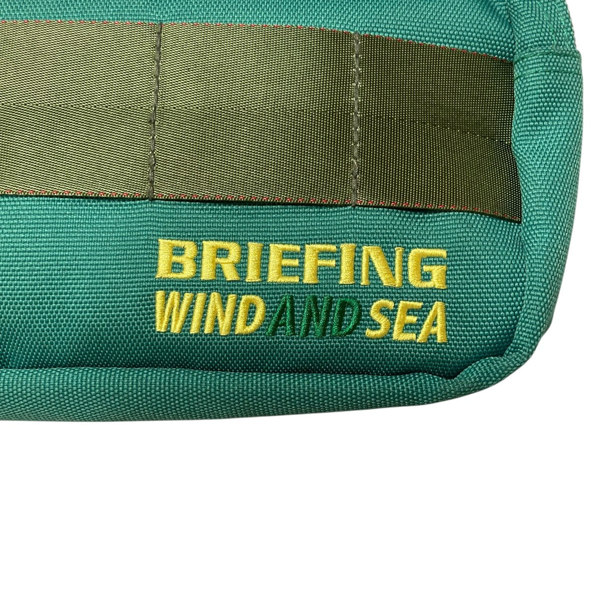 BRIEFING×WIND AND SEA DOUBLE ZIP POUCH GOLFポーチ グリーン｜【公式