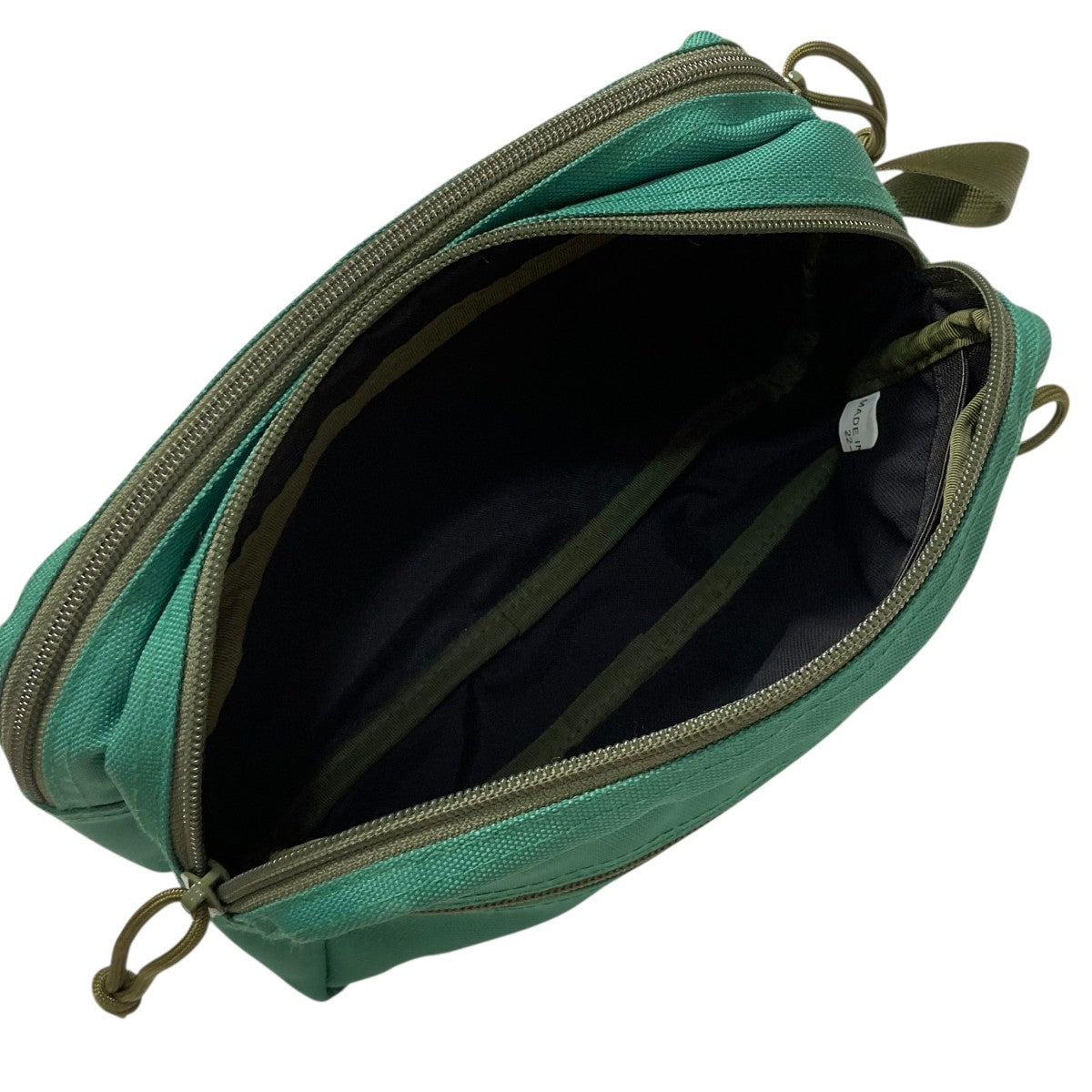 BRIEFING×WIND AND SEA DOUBLE ZIP POUCH GOLFポーチ グリーン｜【公式