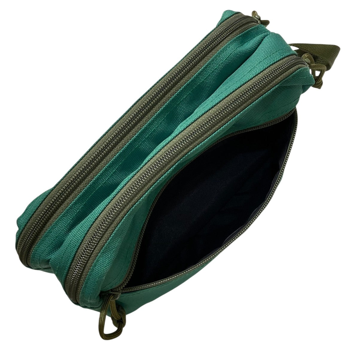 【新品未使用】BREAFING WINDANDSEA ダブルジップ　ポーチ BRIEFING×WIND AND SEA DOUBLE ZIP POUCH GOLFポーチ グリーン｜【公式