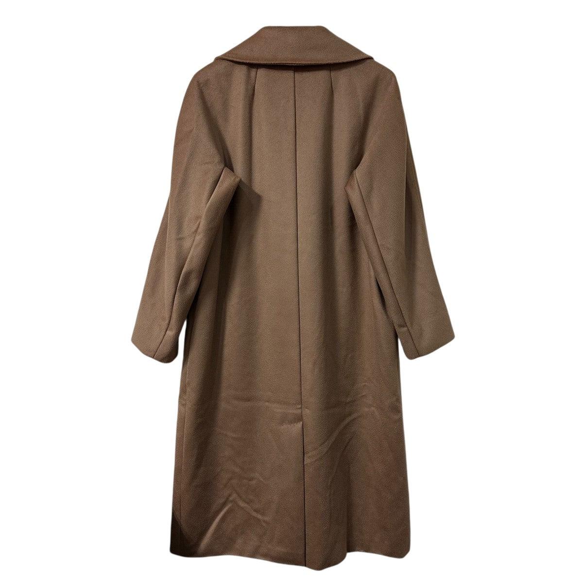 マックスマーラ、キャメル色 ウール混合 ロングコート MaxMara(マックスマーラ) ウールロングコート1600012 1600012 キャメル