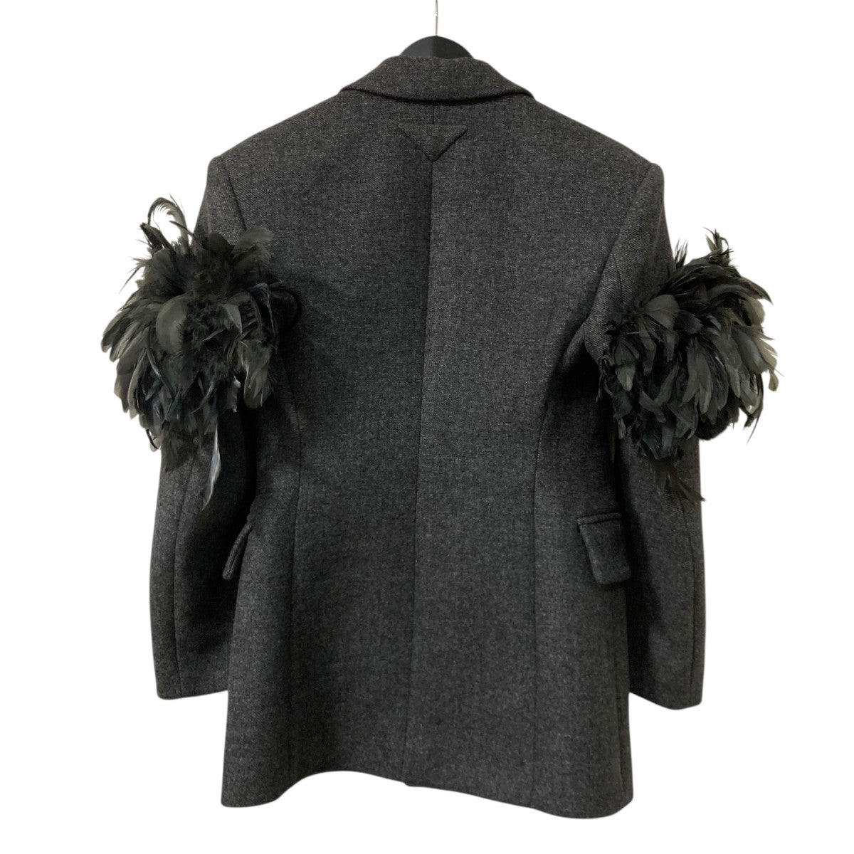 PRADA(プラダ) ムートンレザージャケット 58A126 ブラウン サイズ 40