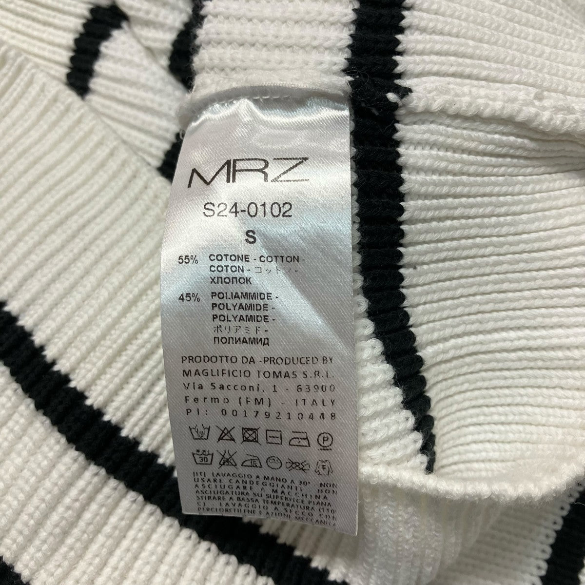 MRZ 半袖ニットS24 0102 古着・中古-6枚目のアイテム画像