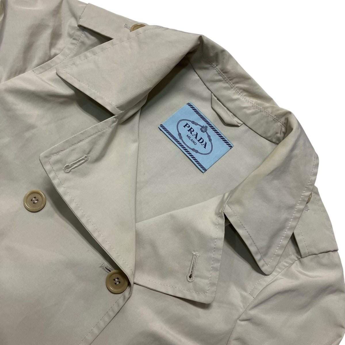 PRADA トレンチコート29Y278 R151 U43 古着・中古-3枚目のアイテム画像