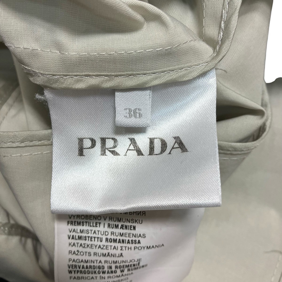 PRADA トレンチコート29Y278 R151 U43 古着・中古-9枚目のアイテム画像