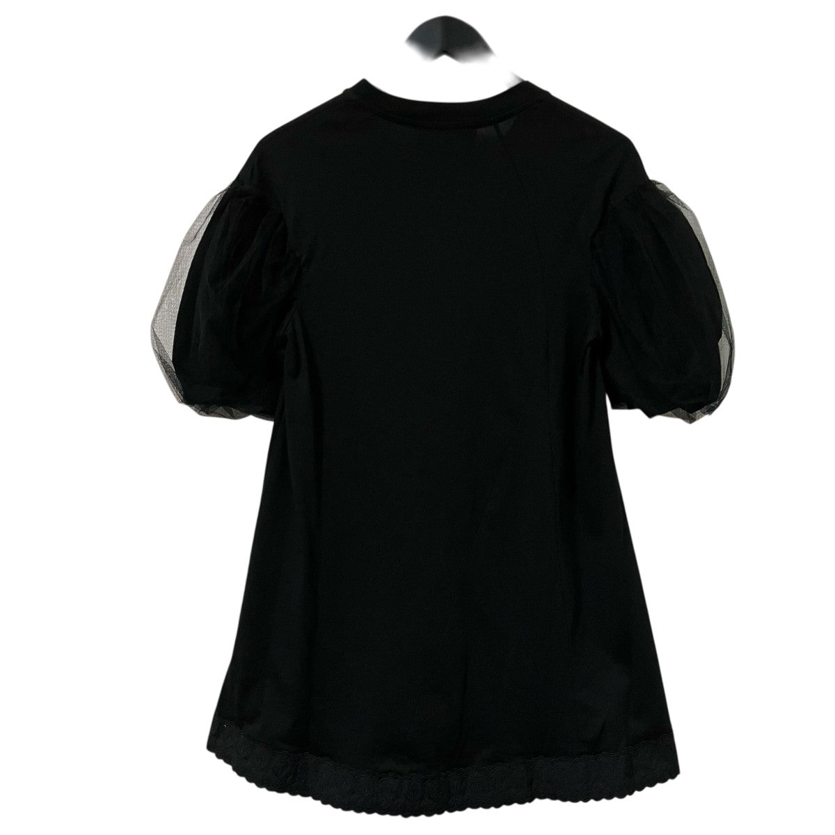 Simone Rocha OverLay PUFF Sleeve T-ShirパフスリーブチュールフレアTシャツ 古着・中古-2枚目のアイテム画像