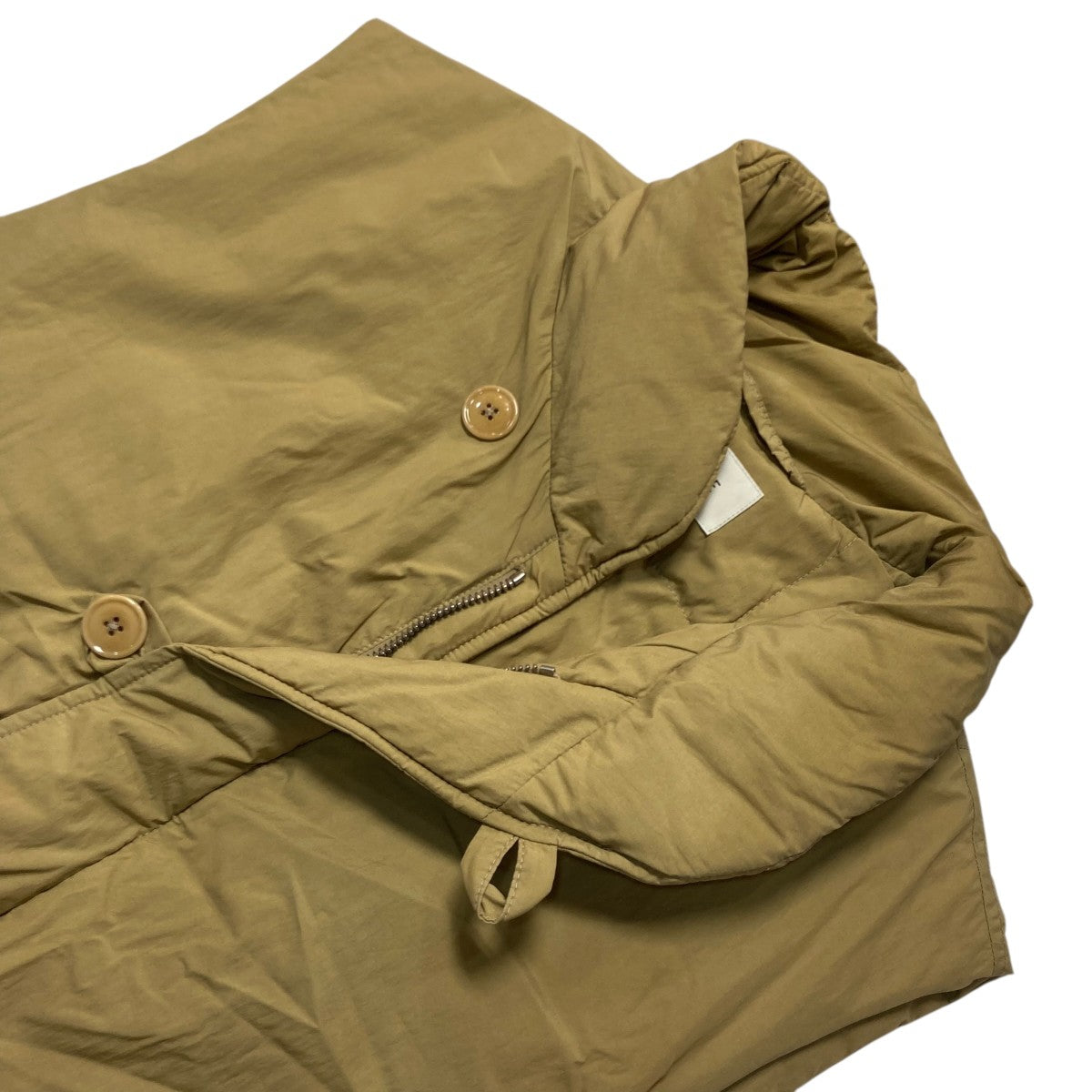 PUFFER GILETフロントボタン中綿ベストOW1046 LF1156