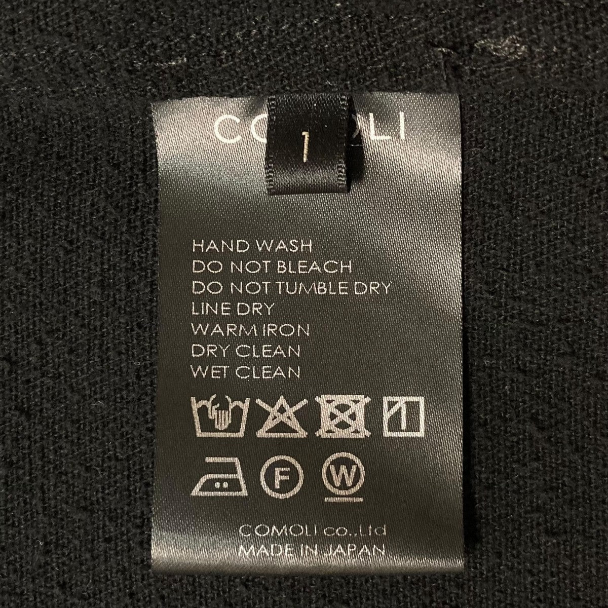 【新品未使用】 COMOLI コモリ シルク製品染ブルゾン サイズ3 25SS COMOLI シルク 製品染 ブルゾン , Black – Navyblue