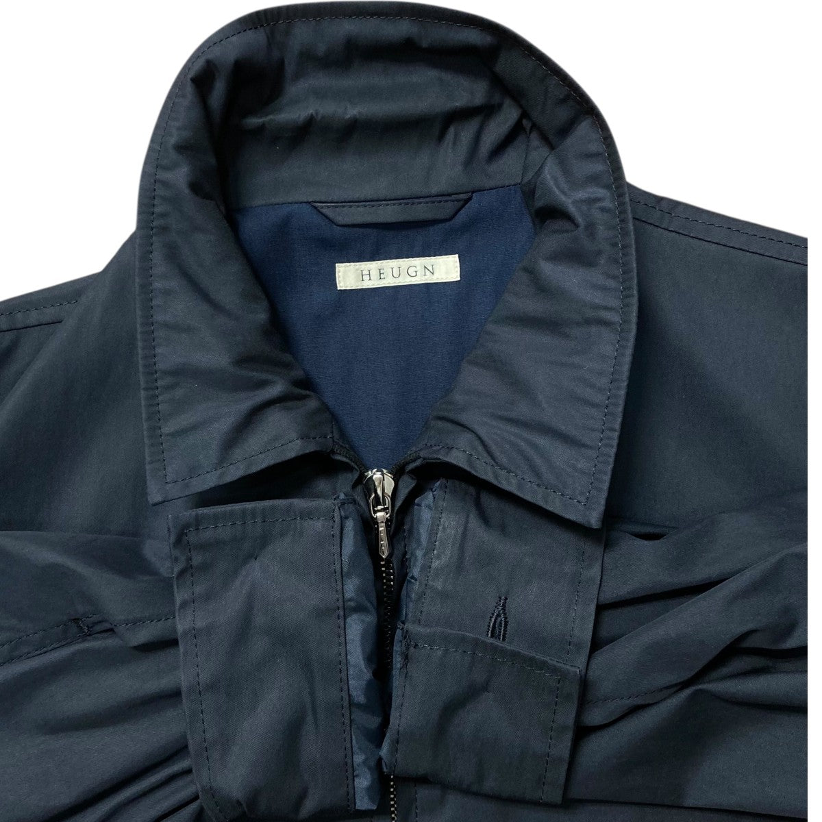 HEUGN(ユーゲン) WINSTONコットンナイロンジップアップブルゾンCOAT013