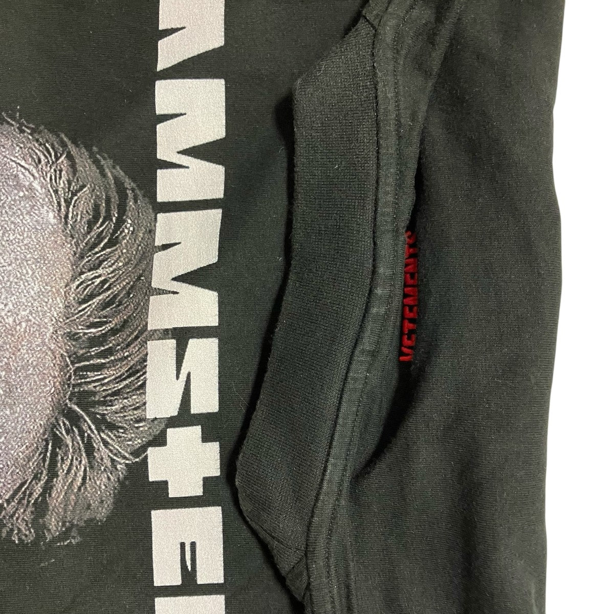 VETEMENTS 17AWRAMMSTEIN PRINTED T-SHIRTMAH18TR27 古着・中古-7枚目のアイテム画像