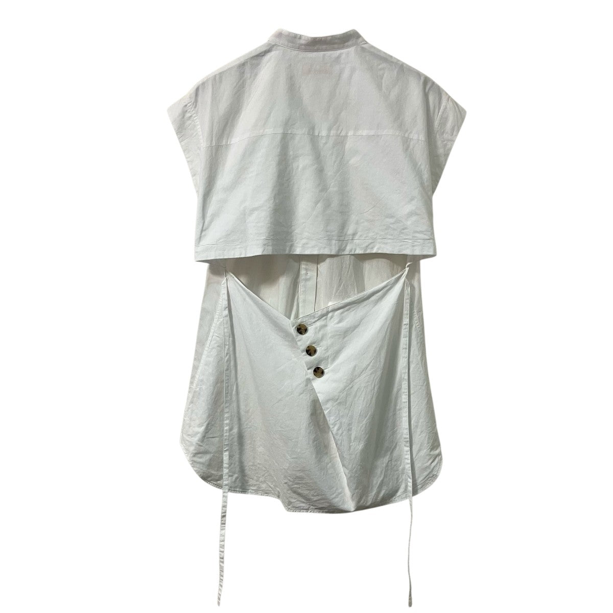 AKIRA NAKA(アキラナカ) Rosie sleeveless shirt WHバックオープン