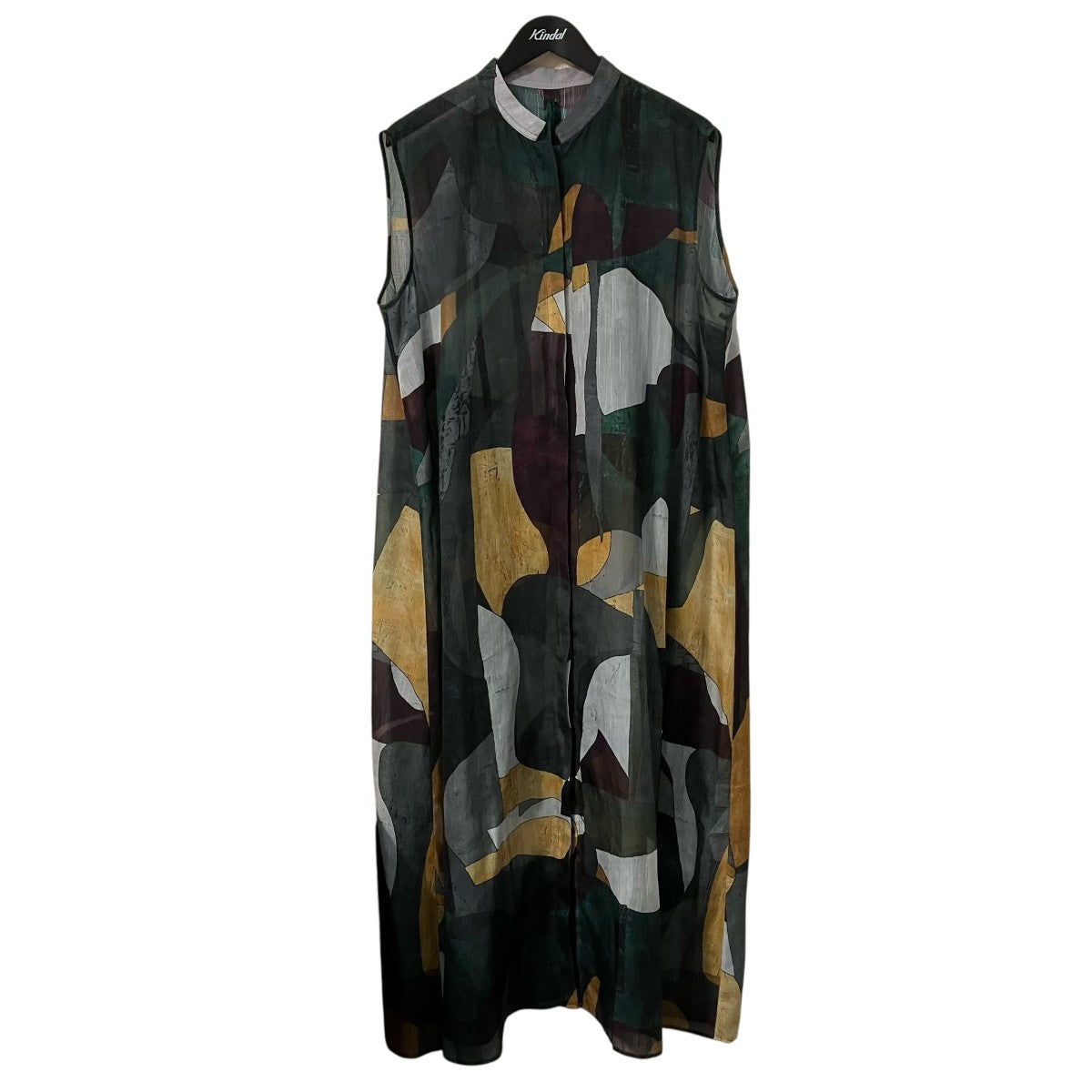 AMERI MEDI MURAL TRANSFORM DRESS総柄ノースリーブワンピース02310560590 古着・中古-1枚目のアイテム画像