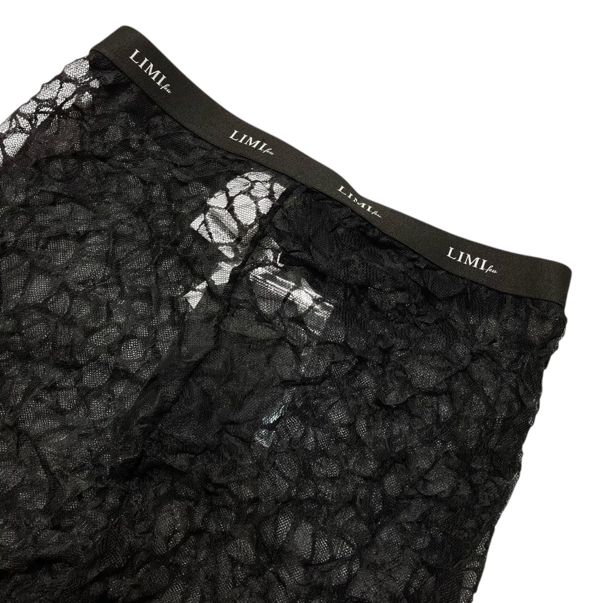 LIMI feu GIRAFFE TULLE STANDARD LEGGINS総レースイージーパンツLP T93 937 古着・中古-4枚目のアイテム画像