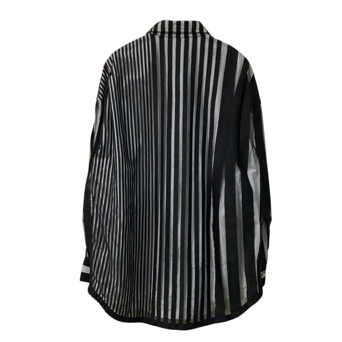 TRANSPARENT STRIPE LOGO SHIRTレイヤードシャツジャケットFS13SHI813
