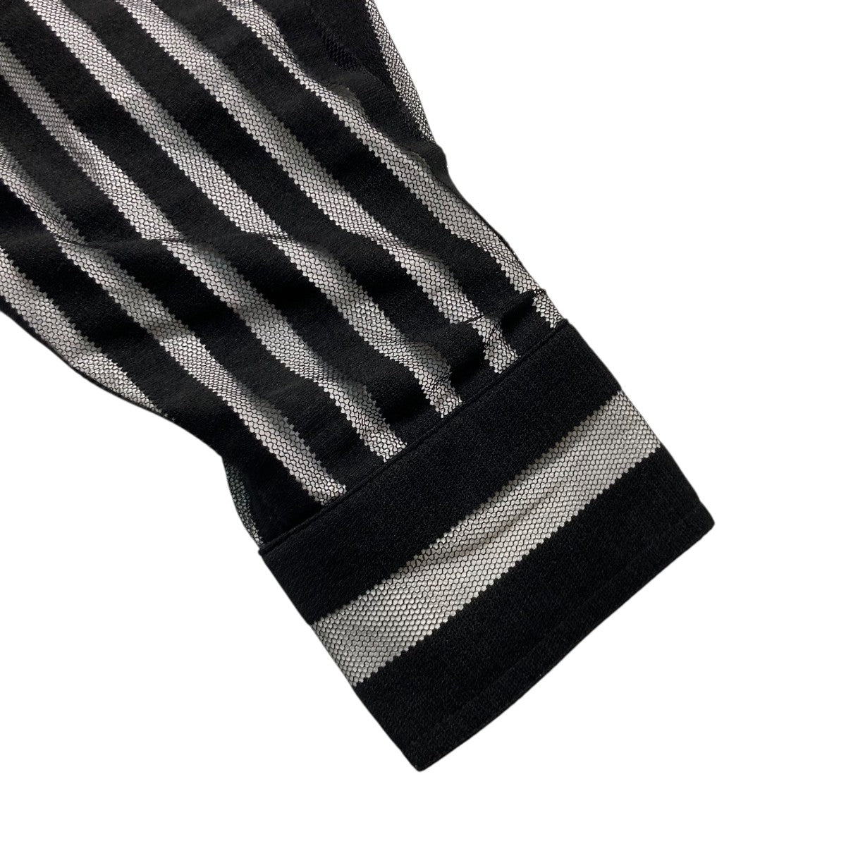 TRANSPARENT STRIPE LOGO SHIRTレイヤードシャツジャケットFS13SHI813