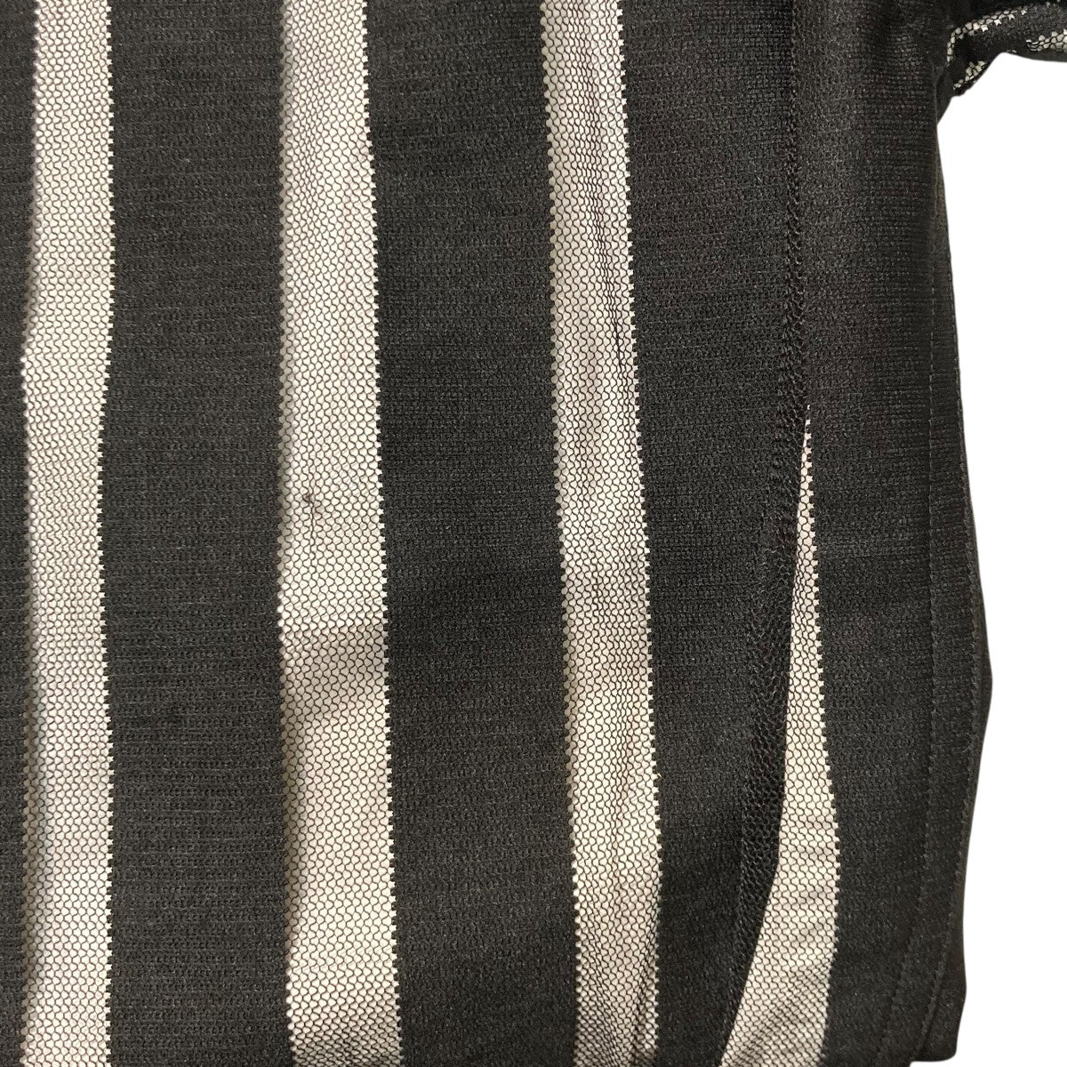 TRANSPARENT STRIPE LOGO SHIRTレイヤードシャツジャケットFS13SHI813