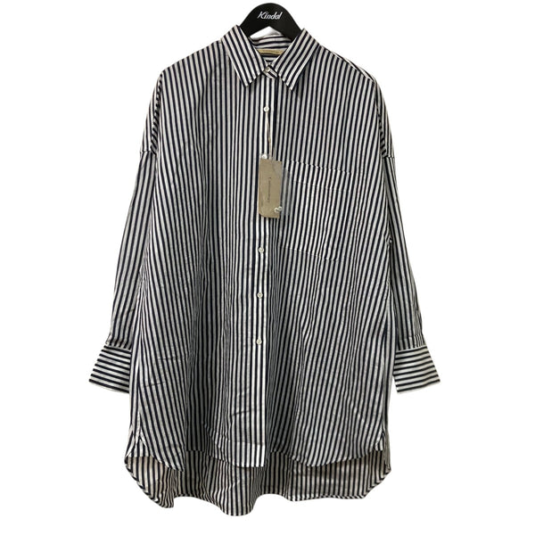 Curensology(カレンソロジー) ワッシャーストライプシャツストライプ