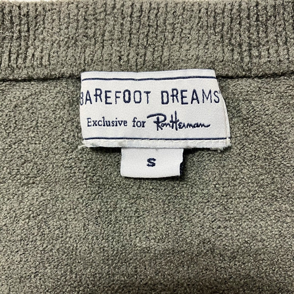 BAREFOOT DREAMS ron herman別注ナイロン混カーディガンszmcu22068 古着・中古-6枚目のアイテム画像