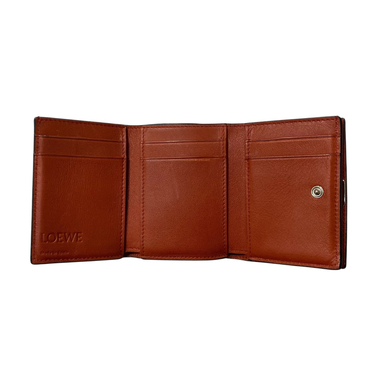 LOEWE アナグラム トライフォールド ウォレット3つ折り財布C821TR2X02 古着・中古-4枚目のアイテム画像