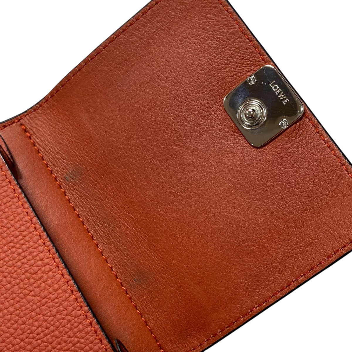 LOEWE アナグラム トライフォールド ウォレット3つ折り財布C821TR2X02 古着・中古-9枚目のアイテム画像