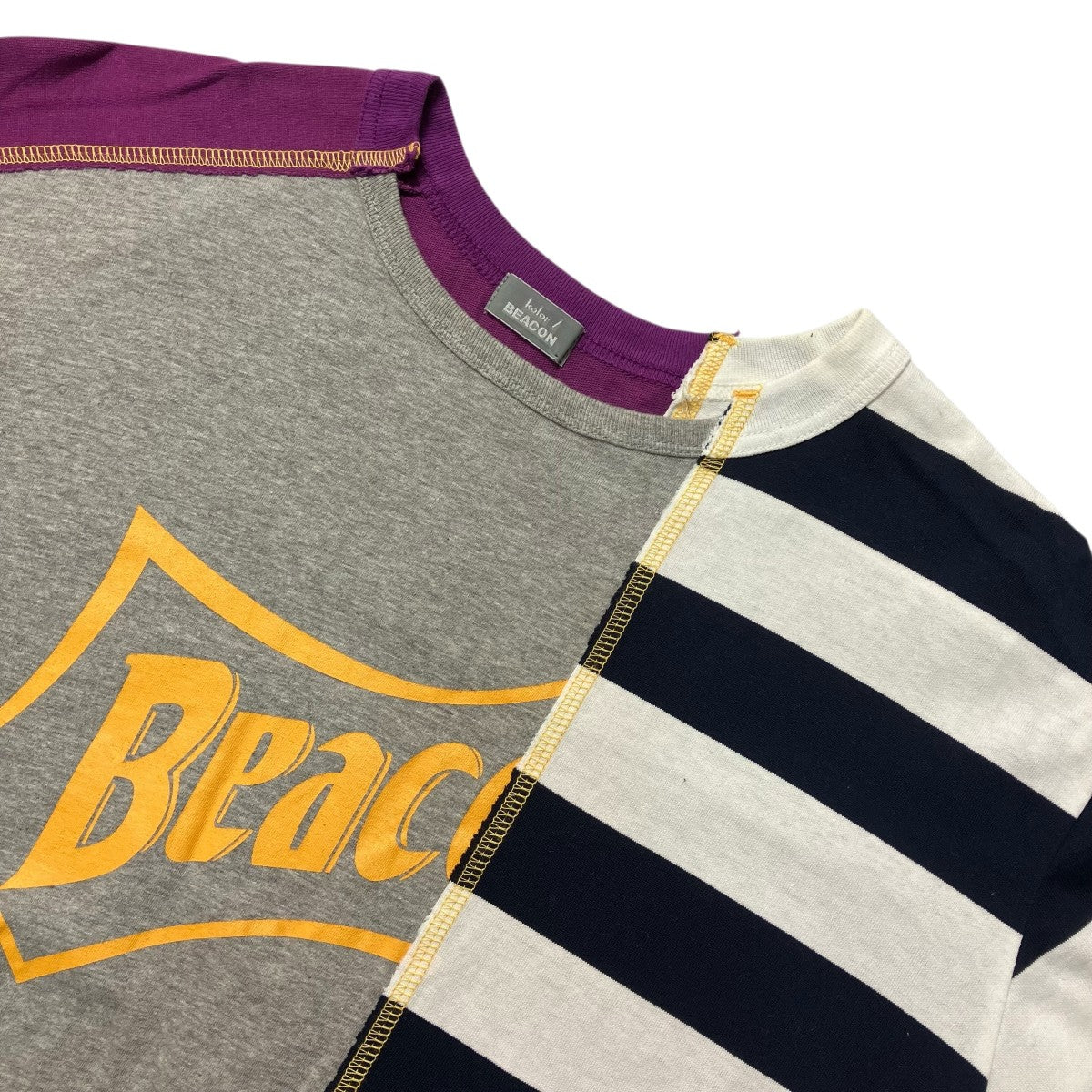 21SSSwitching Print TeeドッキングＴシャツ21SBM T04240
