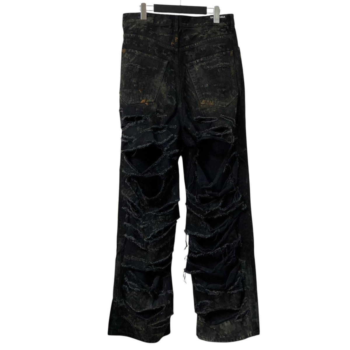 新色【BALENCIAGA】SUPER DESTROYED BAGGY パンツ ジーンズ 