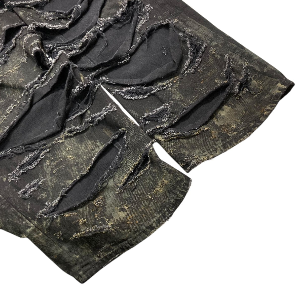 BALENCIAGA SUPER DESTROYED BAGGYダメージデニムパンツ745248 古着・中古-6枚目のアイテム画像