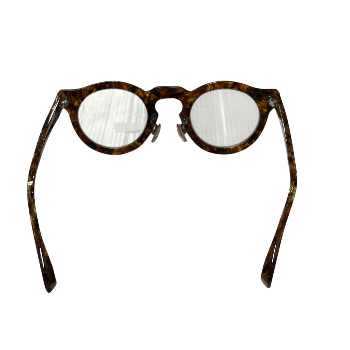 collection 2023 PAQUES 106 glossy brownポン眼鏡