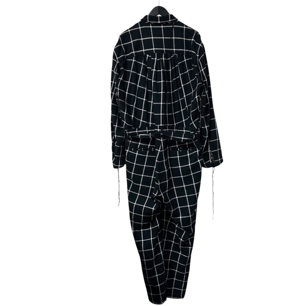 ミドリカワ、midorikawaチェック柄オーバーオール・つなぎ ミドリカワ、midorikawaチェック柄オーバーオール・つなぎ ミドリカワ