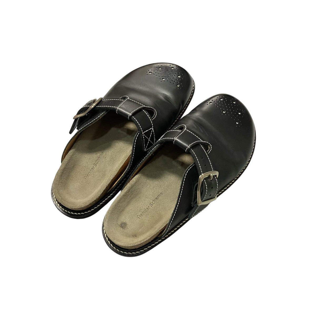Hender Scheme BUGSSレザーサンダル 古着・中古-2枚目のアイテム画像