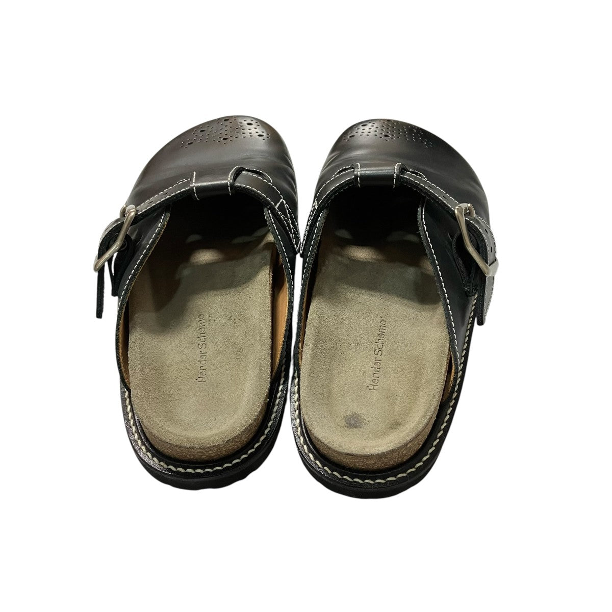 Hender Scheme BUGSSレザーサンダル 古着・中古-4枚目のアイテム画像