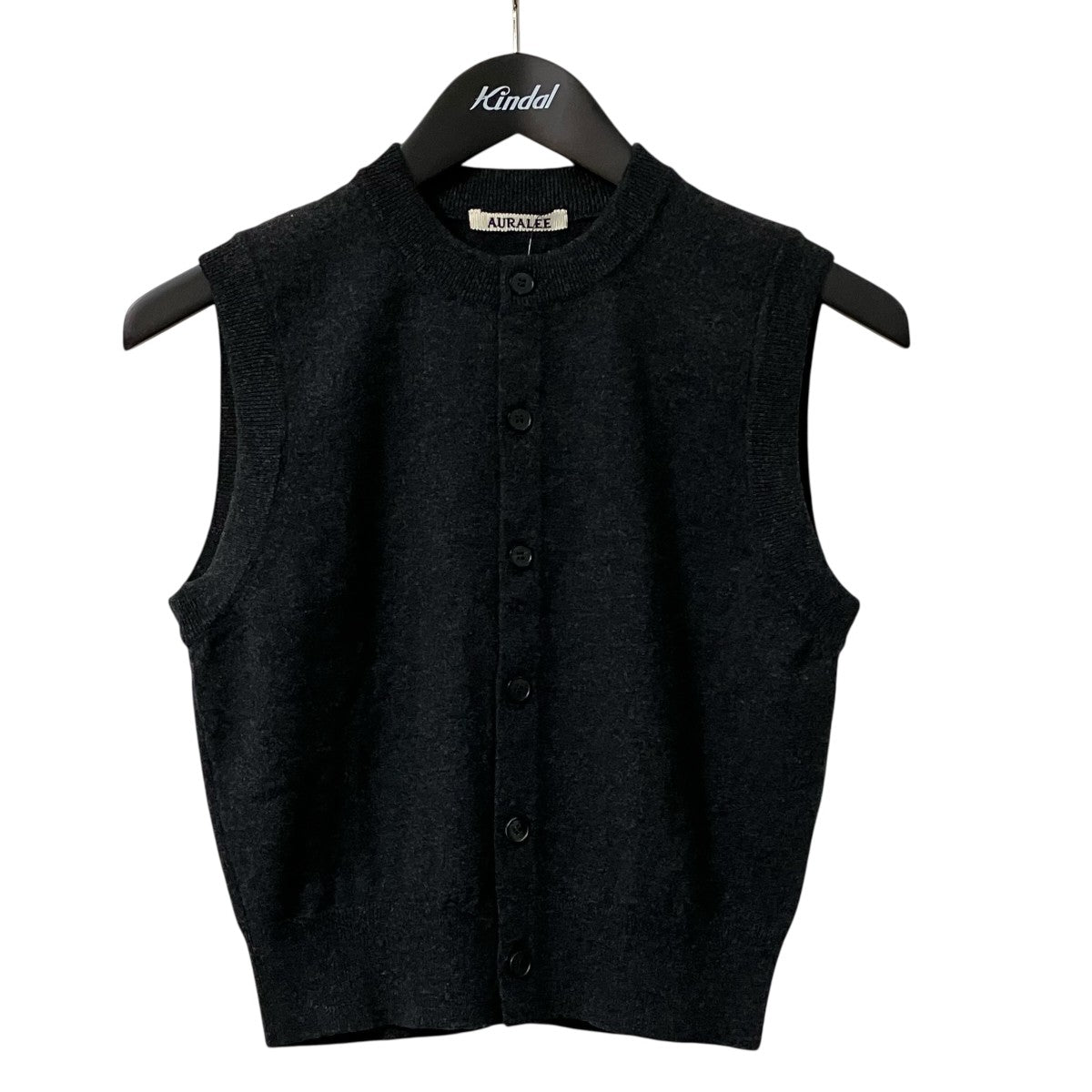 HIGH TWIST WOOL KNIT VESTニットベストA25AV06CK