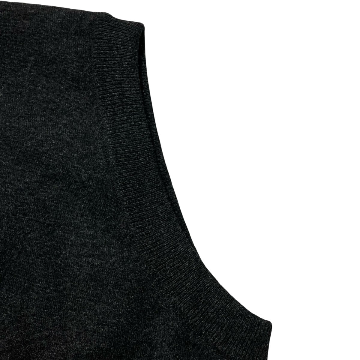 HIGH TWIST WOOL KNIT VESTニットベストA25AV06CK