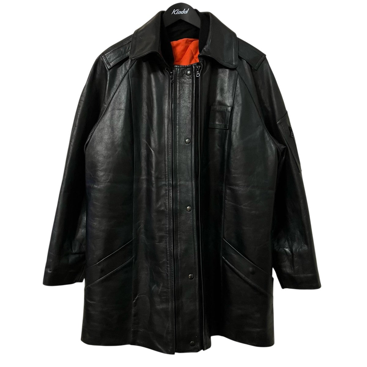 USED イタリア警察レザージャケット 古着・中古-1枚目のアイテム画像