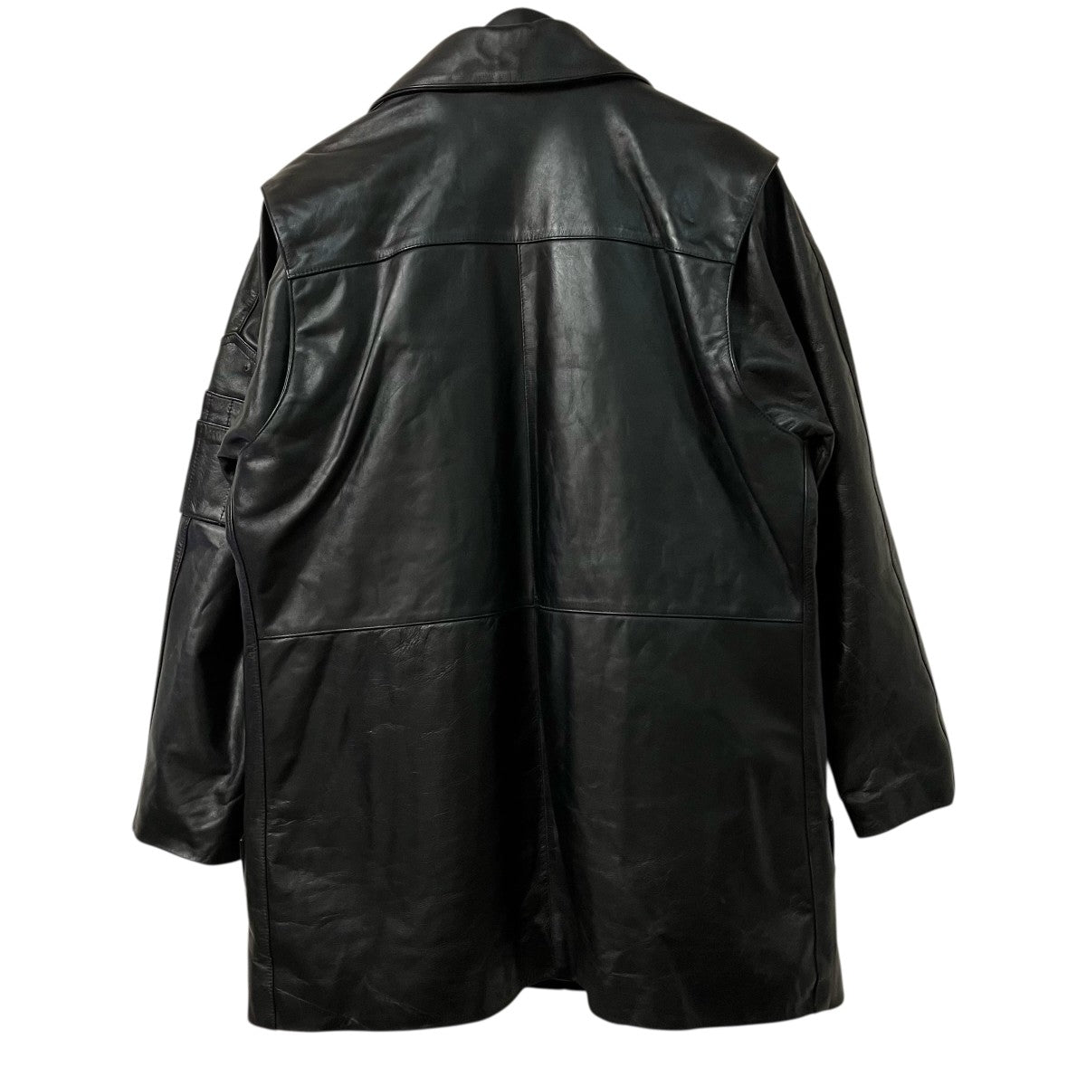 USED イタリア警察レザージャケット 古着・中古-2枚目のアイテム画像