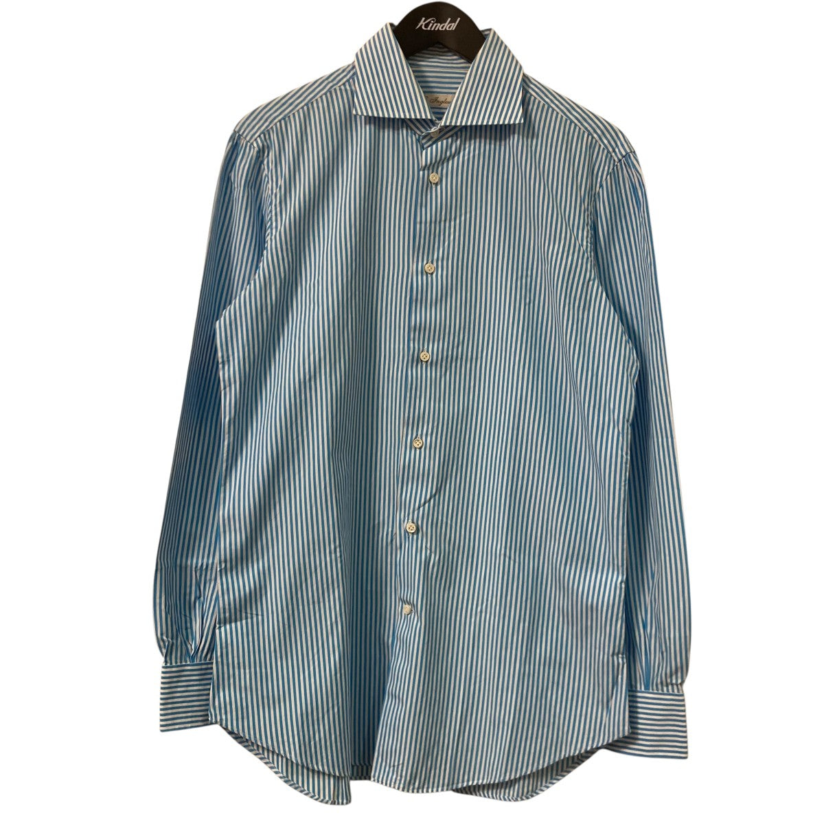 G INGLESE MADE IN ITALYストライプシャツ 古着・中古-1枚目のアイテム画像