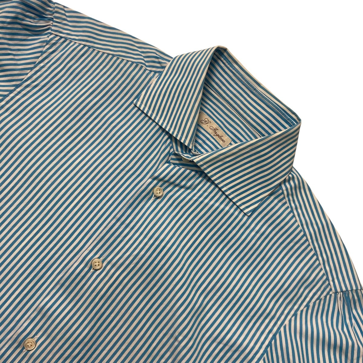 G INGLESE MADE IN ITALYストライプシャツ 古着・中古-3枚目のアイテム画像