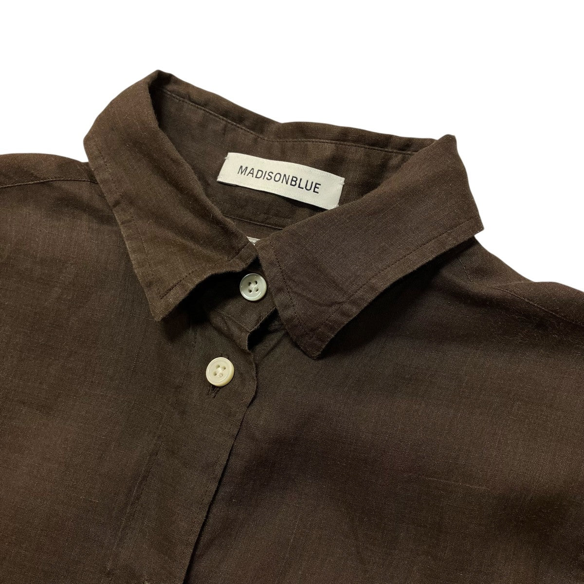 MADISON BLUE MADAME SHIRT LINENリネンシャツMB191 5741 古着・中古-3枚目のアイテム画像